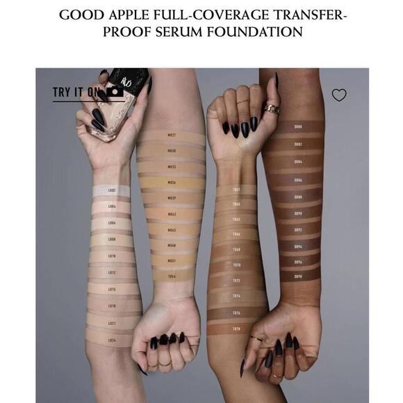 042 KVD Kat Von D Good Apple Full-Coverage Serum Foundation 042 Medium NIB - Picture 4 of 5